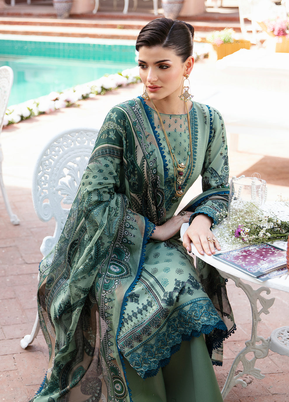 Gulaal | Summer Glow Lawn 24 | ANADIYA (GL-L-24V3-05) - Pakistani Clothes for women, in United Kingdom and United States