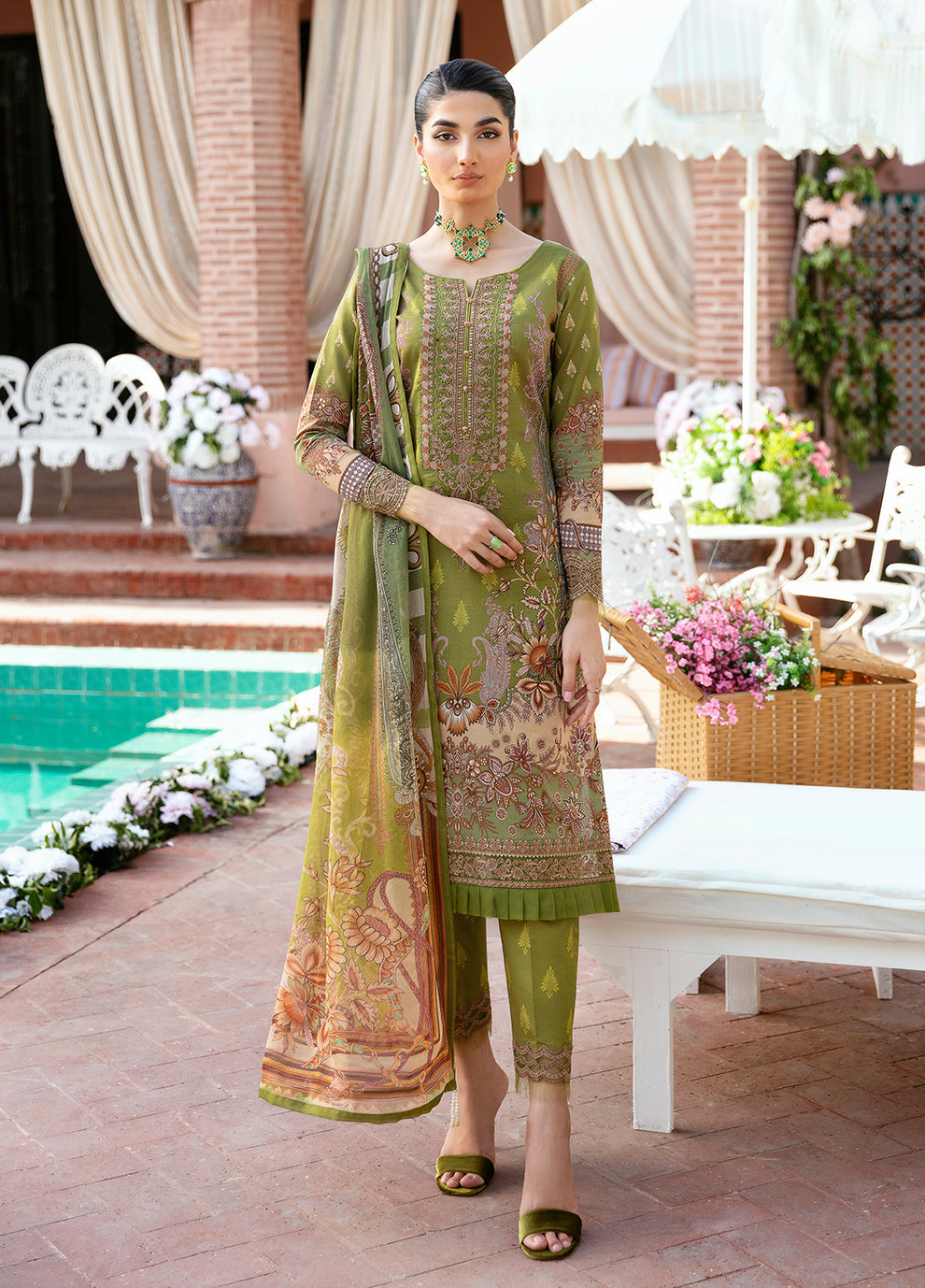 Gulaal | Summer Glow Lawn 24 | ALICIA (GL-L-24V3-04) - Pakistani Clothes for women, in United Kingdom and United States