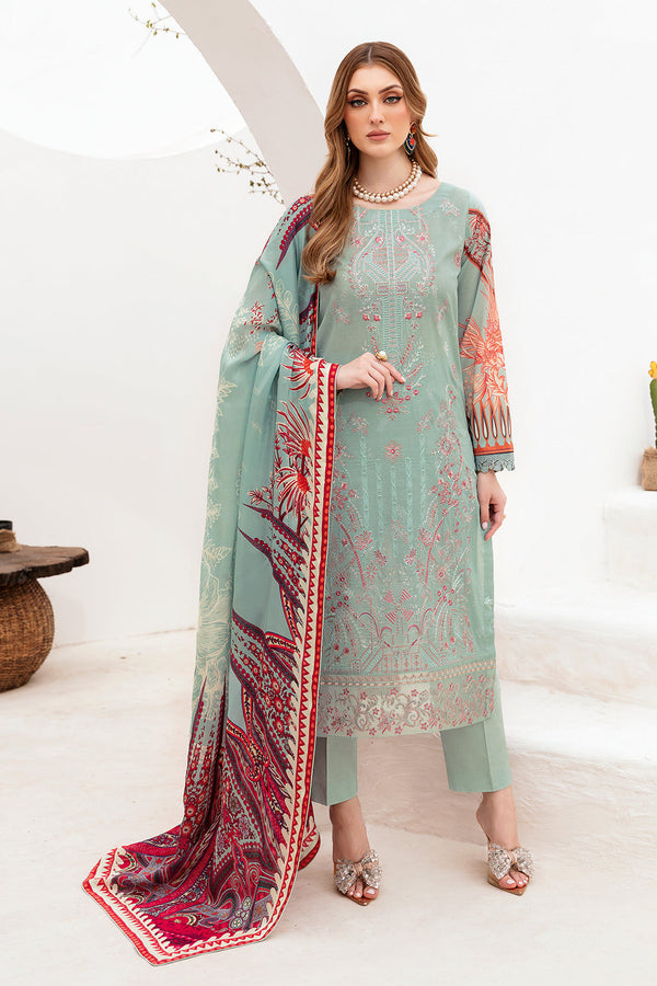 Ramsha | Ghazal Lawn 24 | G-209 - Hoorain Designer Wear - Pakistani Ladies Branded Stitched Clothes in United Kingdom, United states, CA and Australia