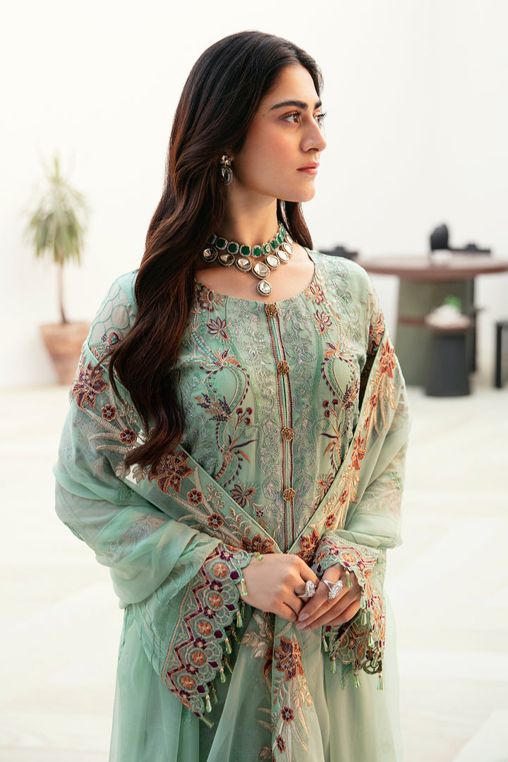 Ramsha | Chevron Chiffon Collection | A-804 - Hoorain Designer Wear - Pakistani Ladies Branded Stitched Clothes in United Kingdom, United states, CA and Australia