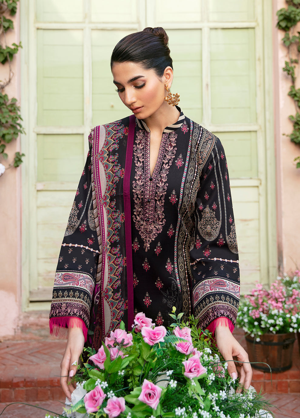 Gulaal | Summer Glow Lawn 24 | ANDREA (GL-L-24V3-06) - Pakistani Clothes for women, in United Kingdom and United States