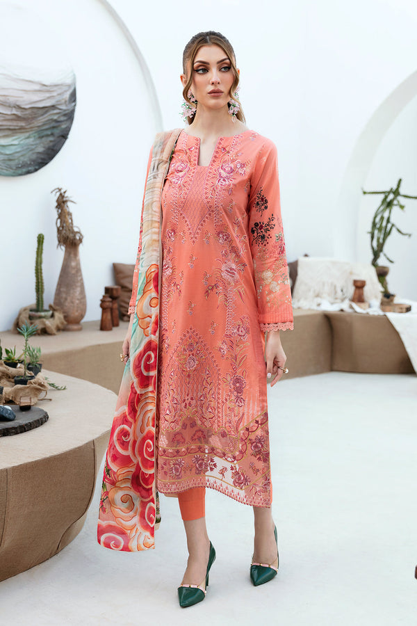 Ramsha | Ghazal Lawn 24 | G-211 - Hoorain Designer Wear - Pakistani Ladies Branded Stitched Clothes in United Kingdom, United states, CA and Australia