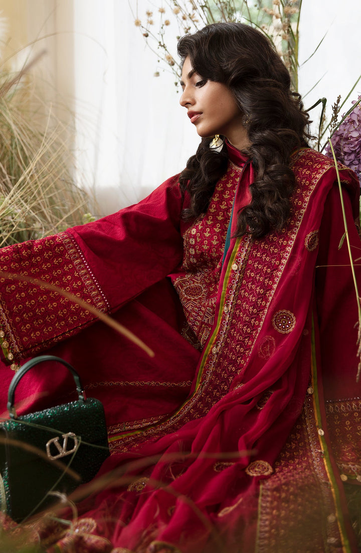 Zevk | Flora Festive Lawn | CHERISH - Pakistani Clothes for women, in United Kingdom and United States