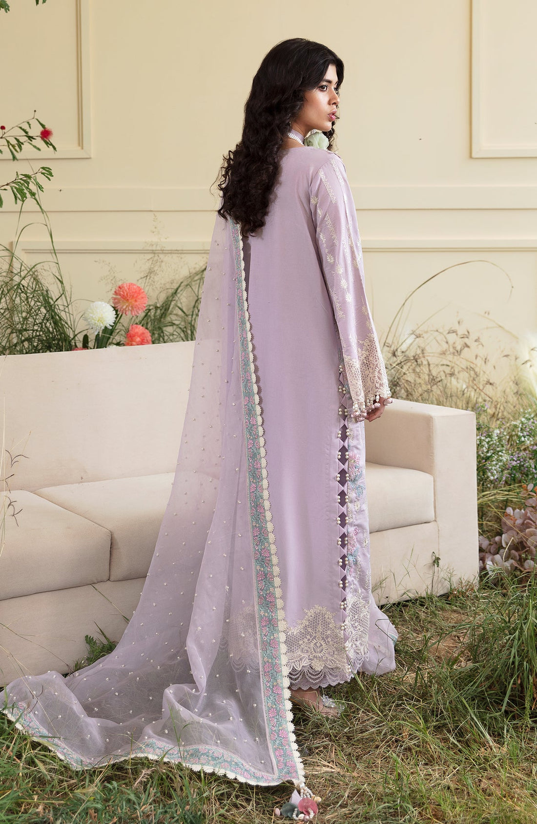 Zevk | Flora Festive Lawn | FLORA - Pakistani Clothes for women, in United Kingdom and United States