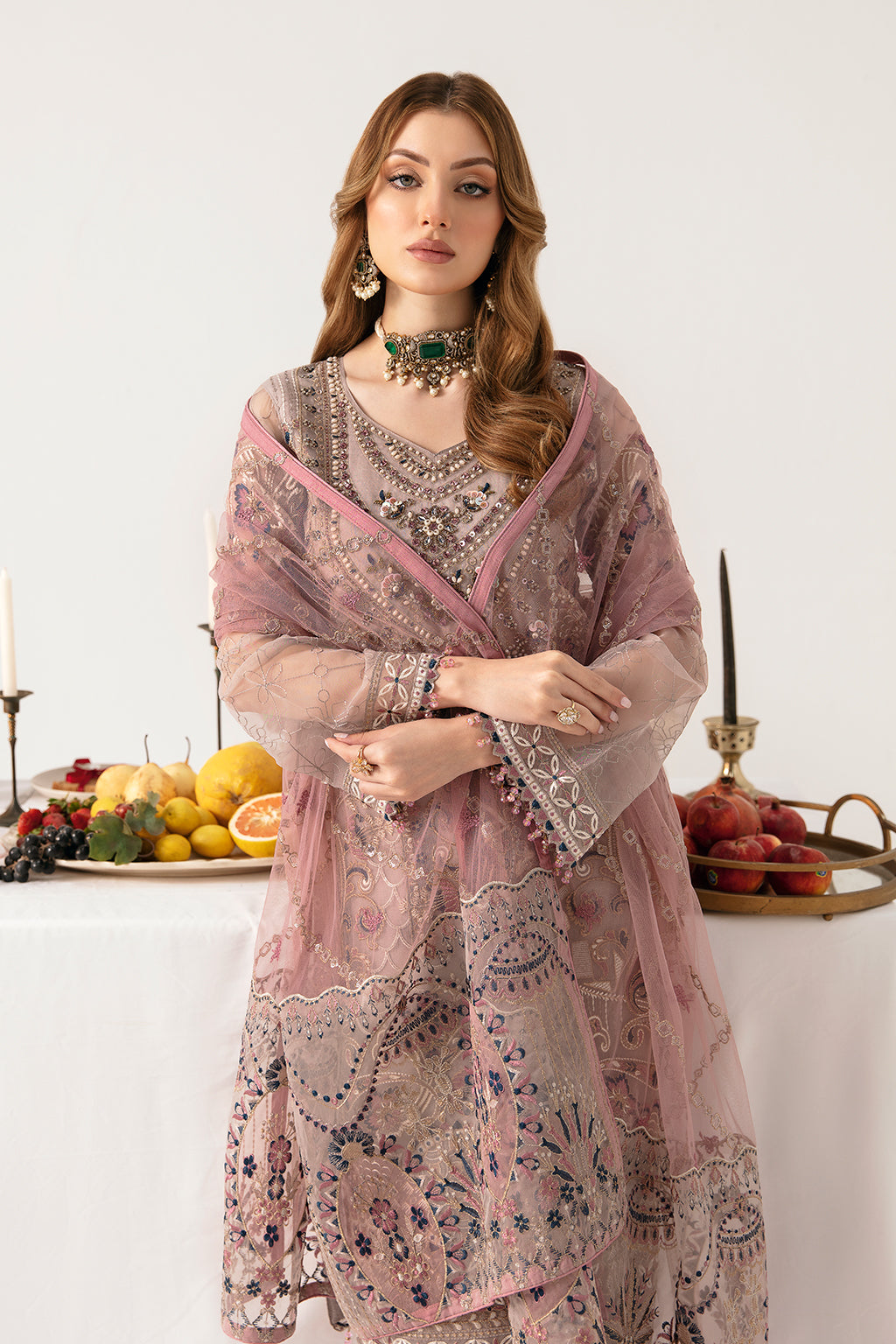 Ramsha | Minhal Organza Collection | M-1110 - Pakistani Clothes for women, in United Kingdom and United States