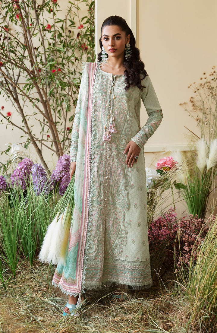 Zevk | Flora Festive Lawn | BLOSSOM - Pakistani Clothes for women, in United Kingdom and United States