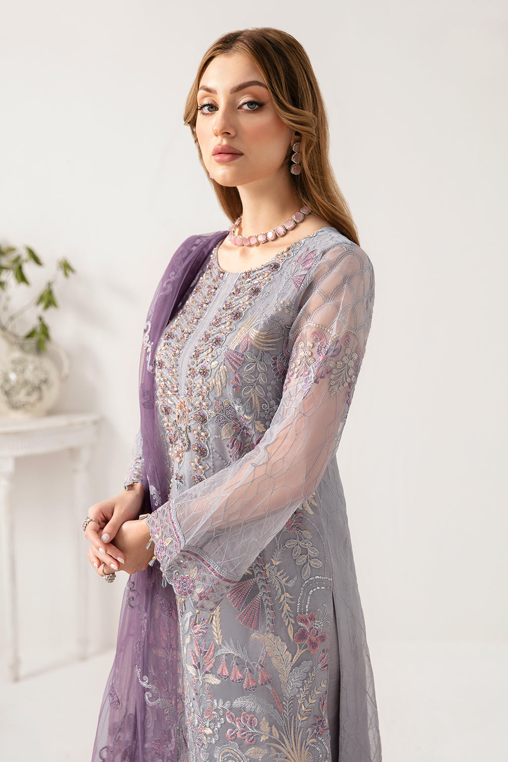 Ramsha | Minhal Organza Collection | M-1104 - Pakistani Clothes for women, in United Kingdom and United States