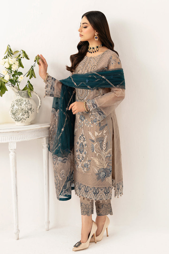 Ramsha | Minhal Organza Collection | M-1106 - Pakistani Clothes for women, in United Kingdom and United States