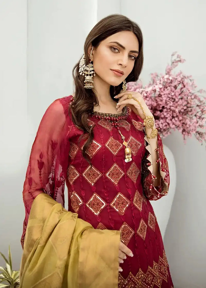 Akbar Aslam | Formal Collection | Argyle - Hoorain Designer Wear - Pakistani Designer Clothes for women, in United Kingdom, United states, CA and Australia