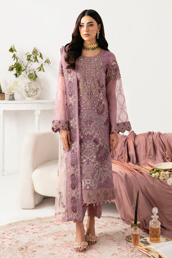 Ramsha | Minhal Organza Collection | M-1107 - Hoorain Designer Wear - Pakistani Ladies Branded Stitched Clothes in United Kingdom, United states, CA and Australia