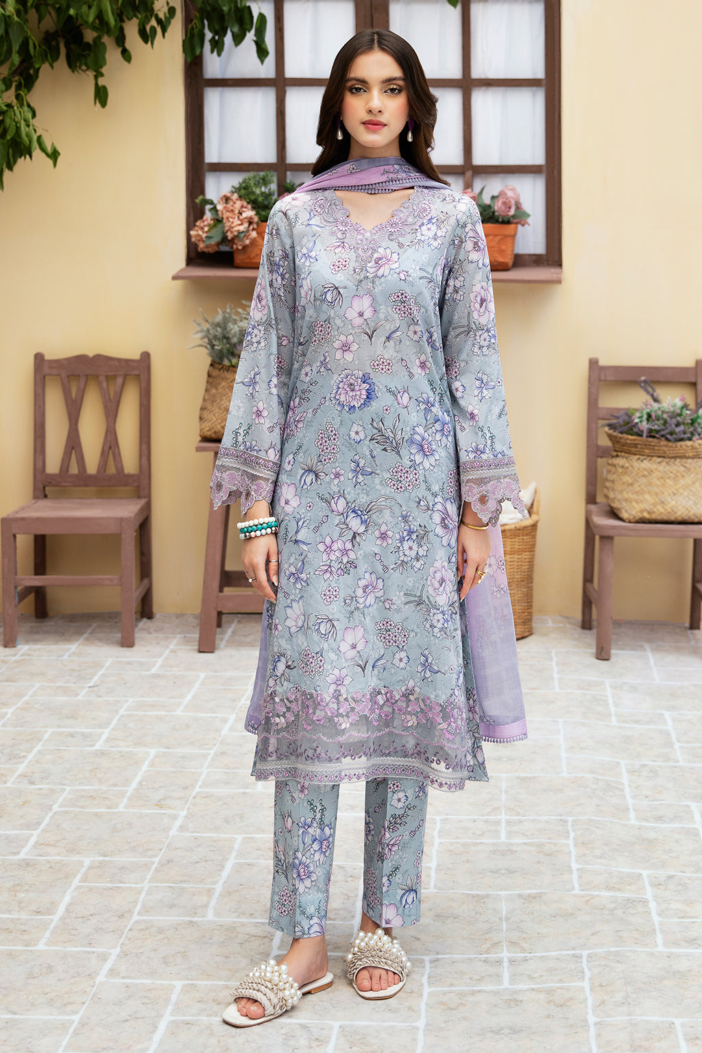 Ramsha | Rangrez Lawn Collection | N-508 - Pakistani Clothes for women, in United Kingdom and United States