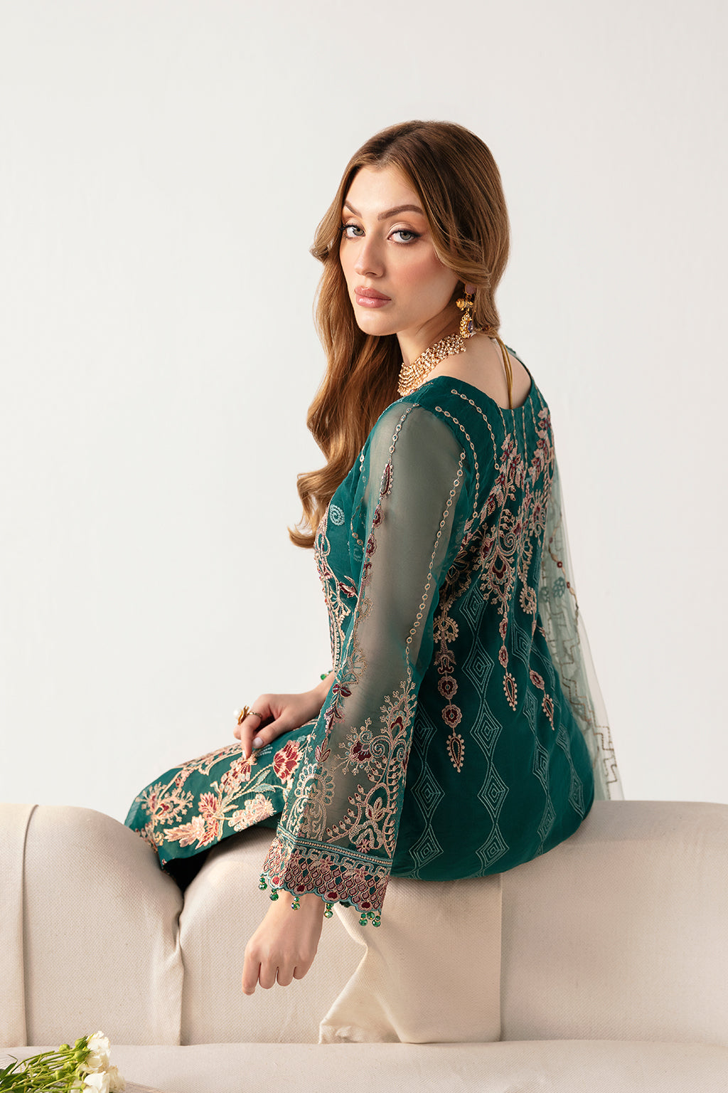 Ramsha | Minhal Organza Collection | M-1101 - Pakistani Clothes for women, in United Kingdom and United States