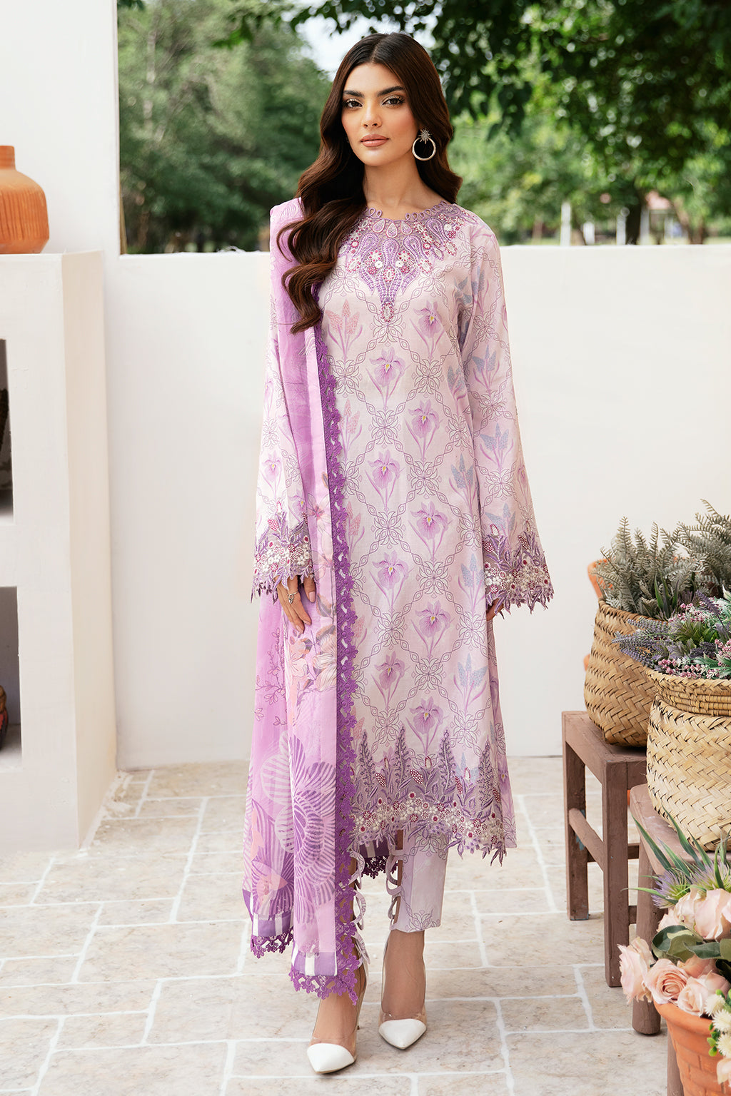 Ramsha | Rangrez Lawn Collection | N-504 - Pakistani Clothes for women, in United Kingdom and United States