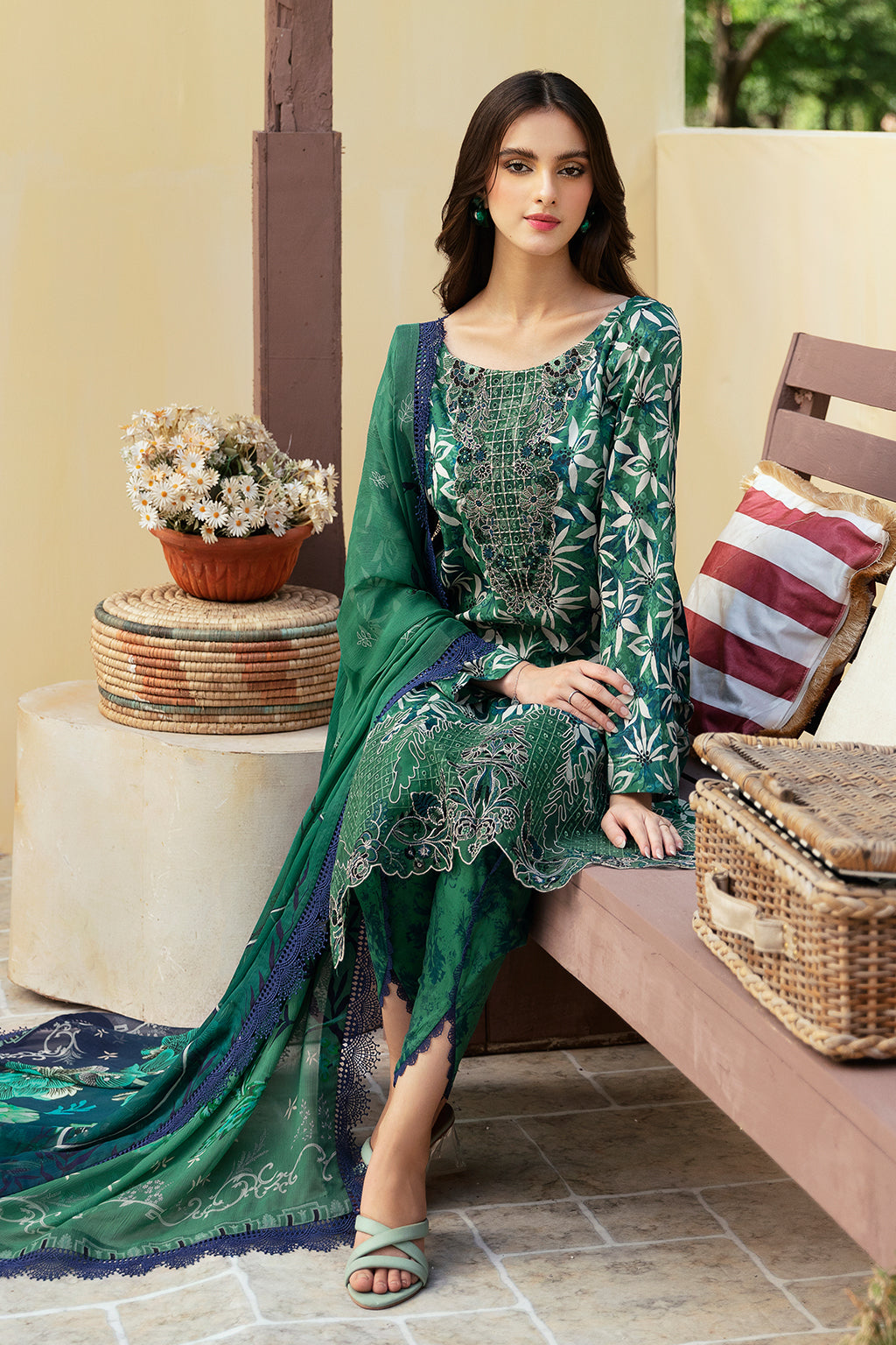 Ramsha | Rangrez Lawn Collection | N-507 - Pakistani Clothes for women, in United Kingdom and United States