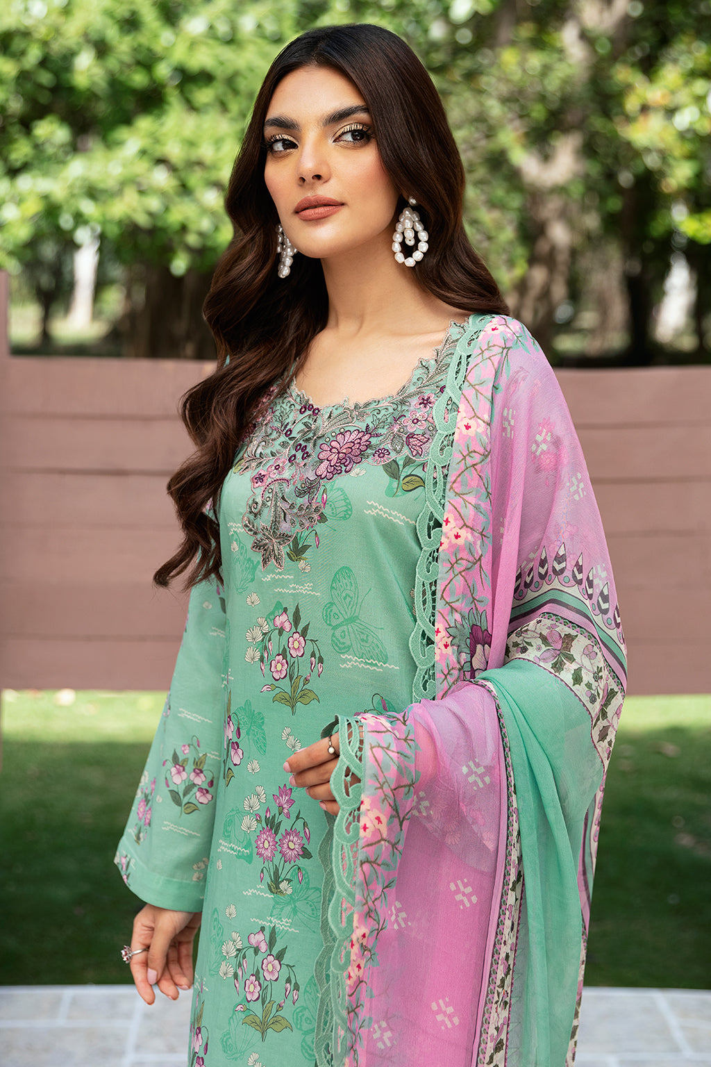 Ramsha | Rangrez Lawn Collection | N-510 - Pakistani Clothes for women, in United Kingdom and United States