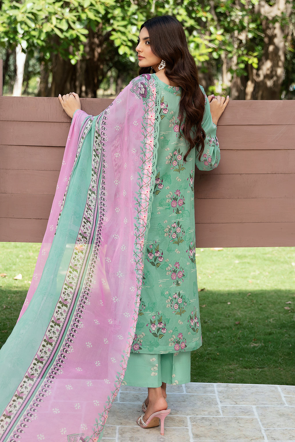 Ramsha | Rangrez Lawn Collection | N-510 - Pakistani Clothes for women, in United Kingdom and United States