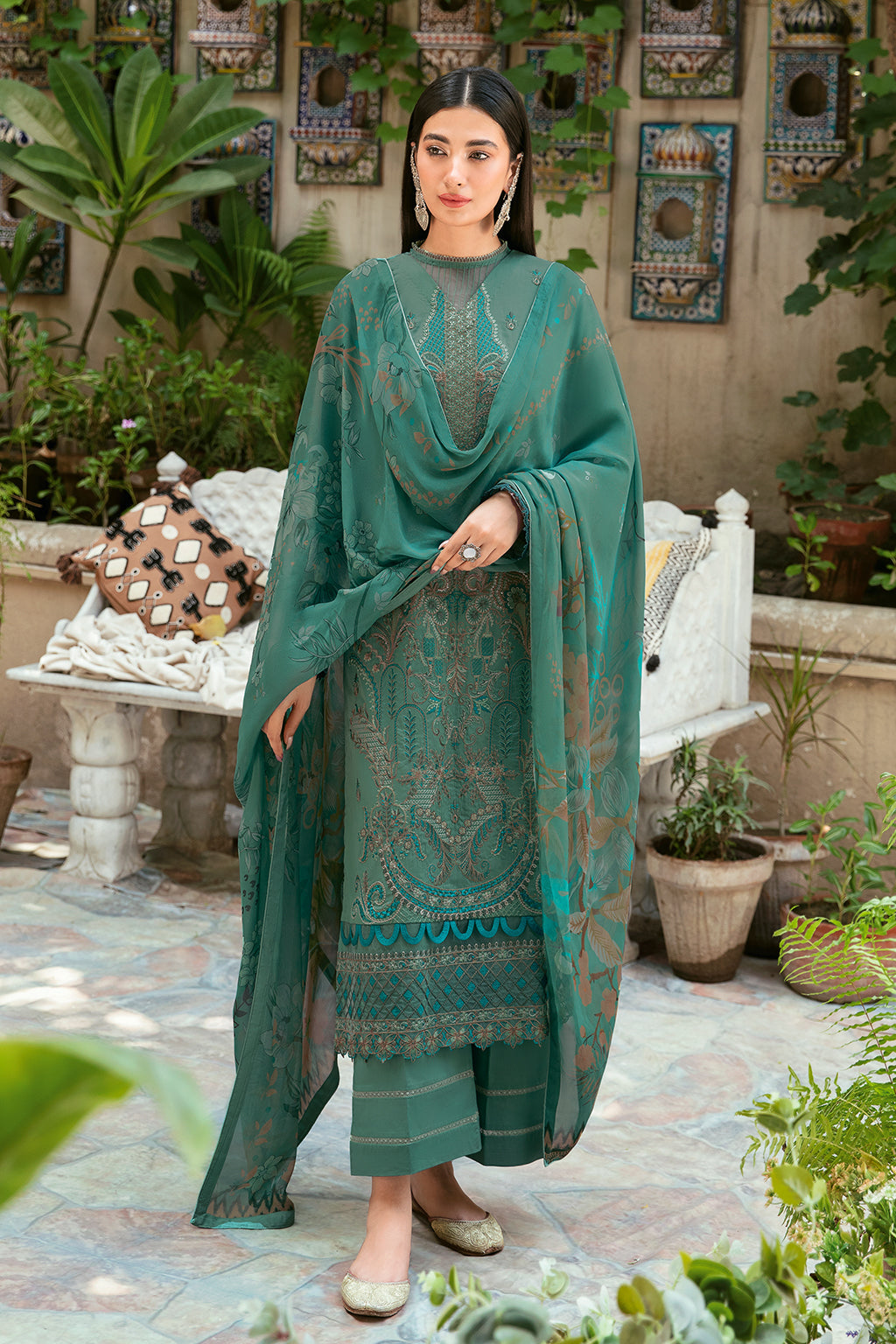 Ramsha | Luxury Lawn 24 | L-804 - Pakistani Clothes for women, in United Kingdom and United States