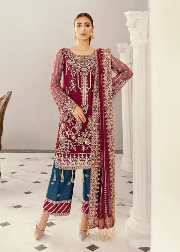 Akbar Aslam | Formal Collection | Agave - Hoorain Designer Wear - Pakistani Ladies Branded Stitched Clothes in United Kingdom, United states, CA and Australia