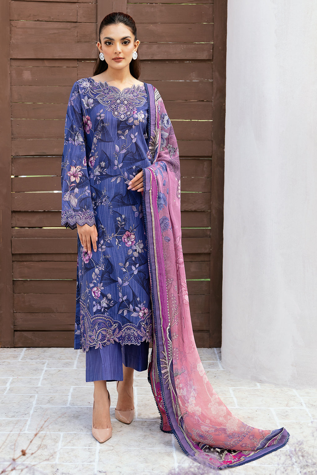 Ramsha | Rangrez Lawn Collection | N-509 - Pakistani Clothes for women, in United Kingdom and United States