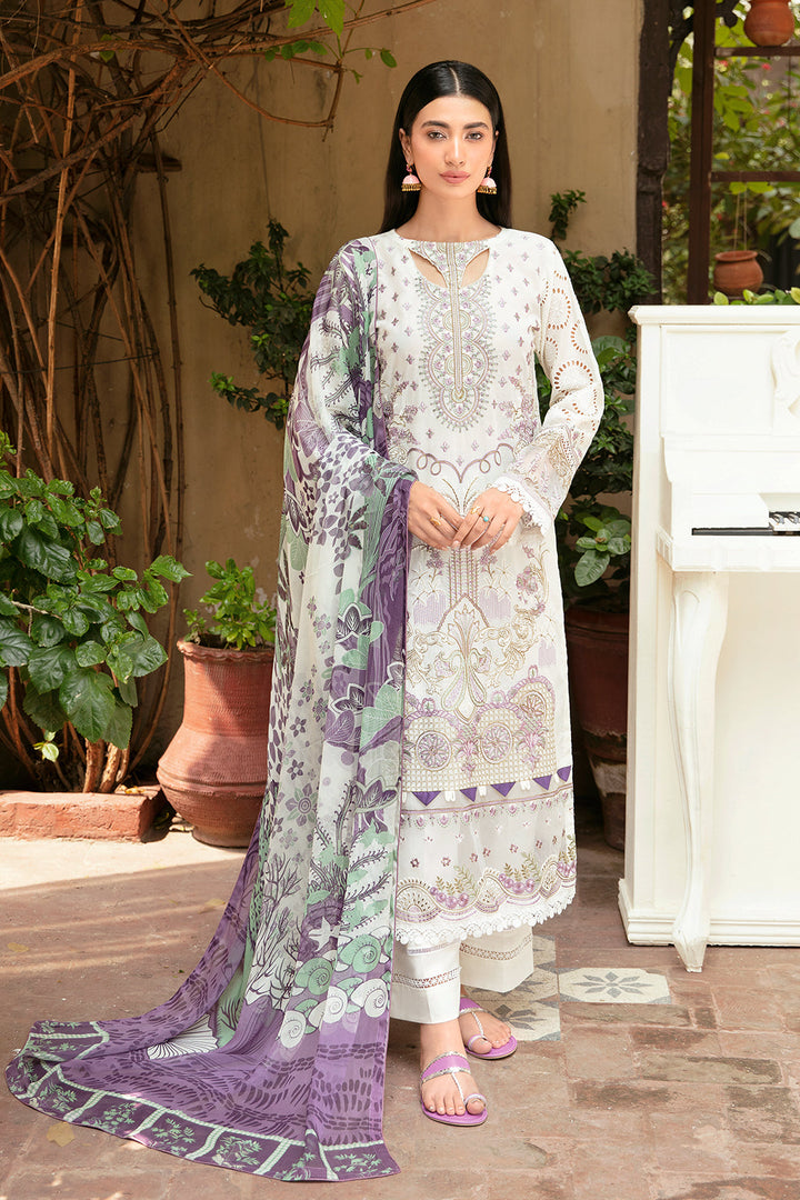 Ramsha | Mashaal Luxury Lawn | L-809 - Pakistani Clothes for women, in United Kingdom and United States