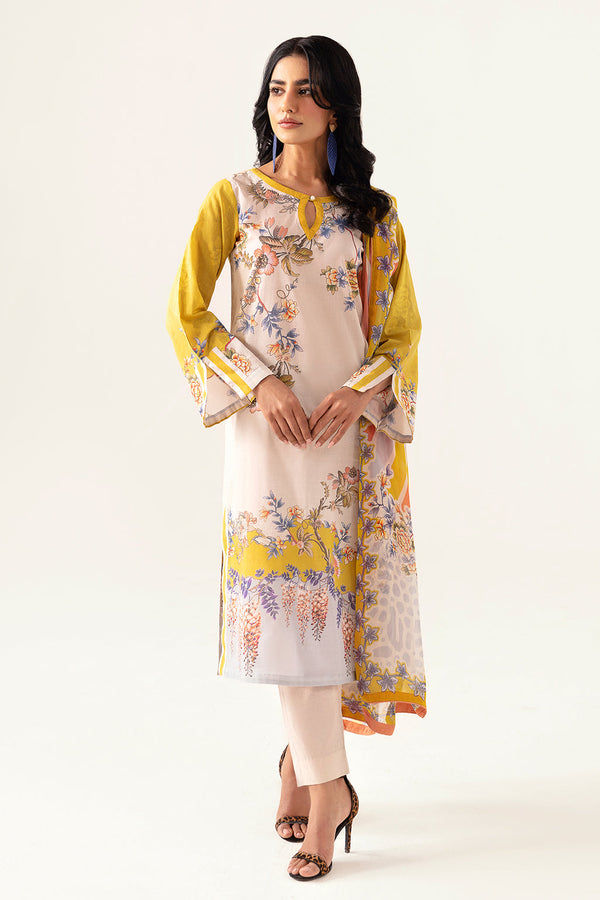 Ramsha | Pinted Lawn | RP-111 - Hoorain Designer Wear - Pakistani Ladies Branded Stitched Clothes in United Kingdom, United states, CA and Australia