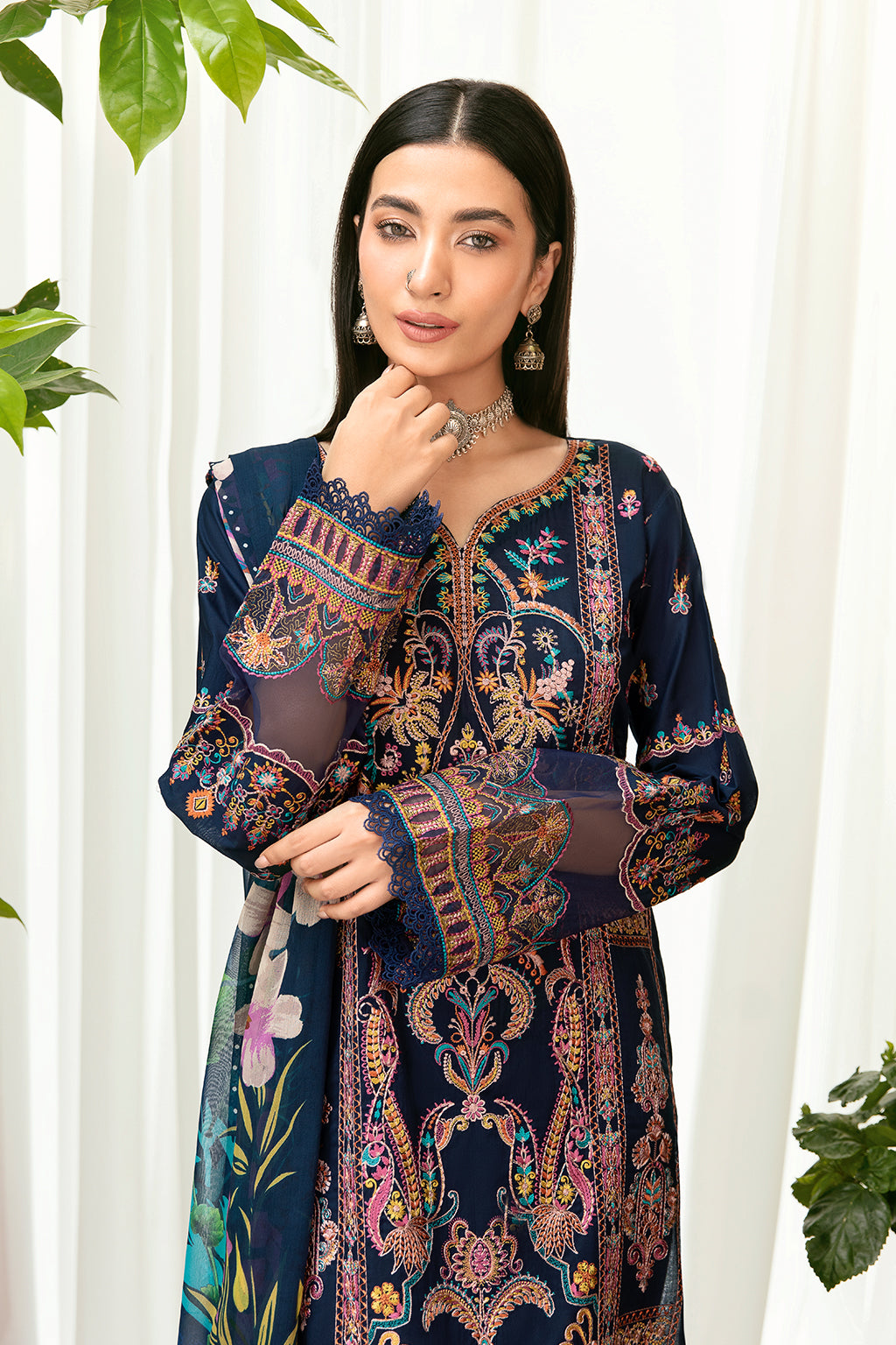 Ramsha | Mashaal Luxury Lawn | L-802 - Pakistani Clothes for women, in United Kingdom and United States