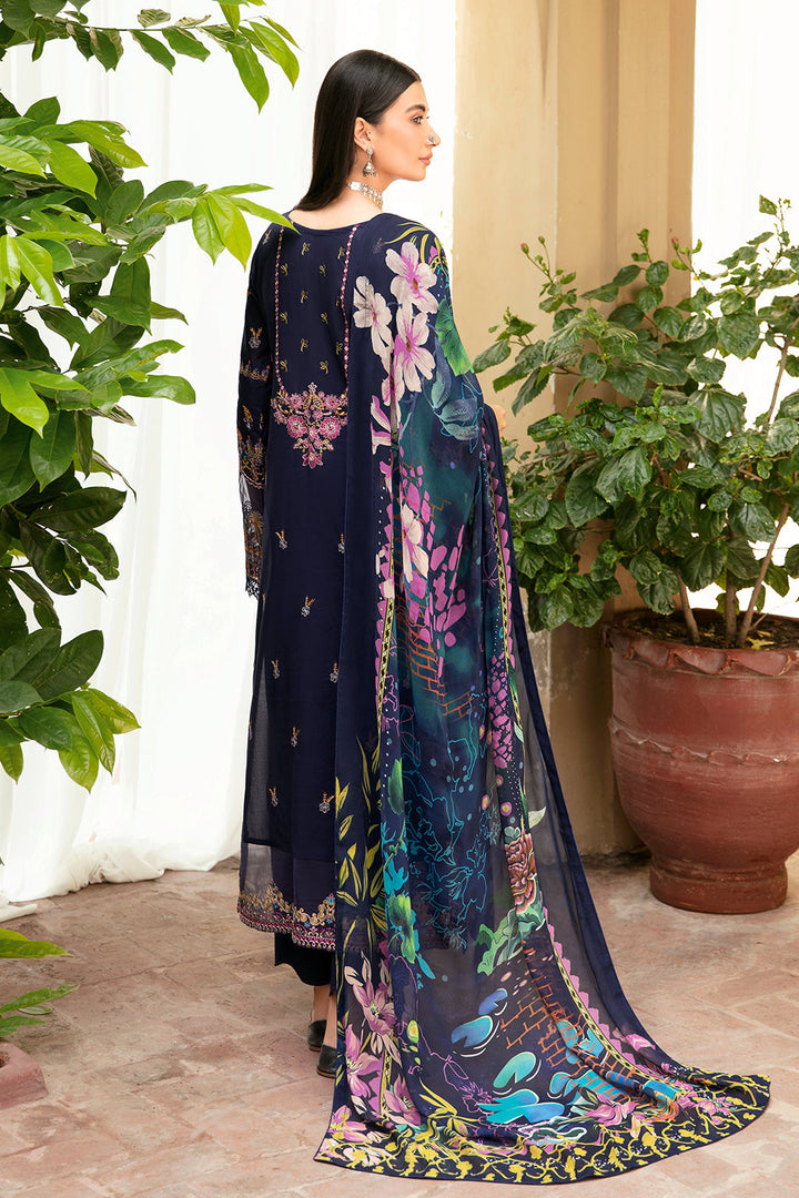 Ramsha | Luxury Lawn 24 | L-802 - Hoorain Designer Wear - Pakistani Ladies Branded Stitched Clothes in United Kingdom, United states, CA and Australia