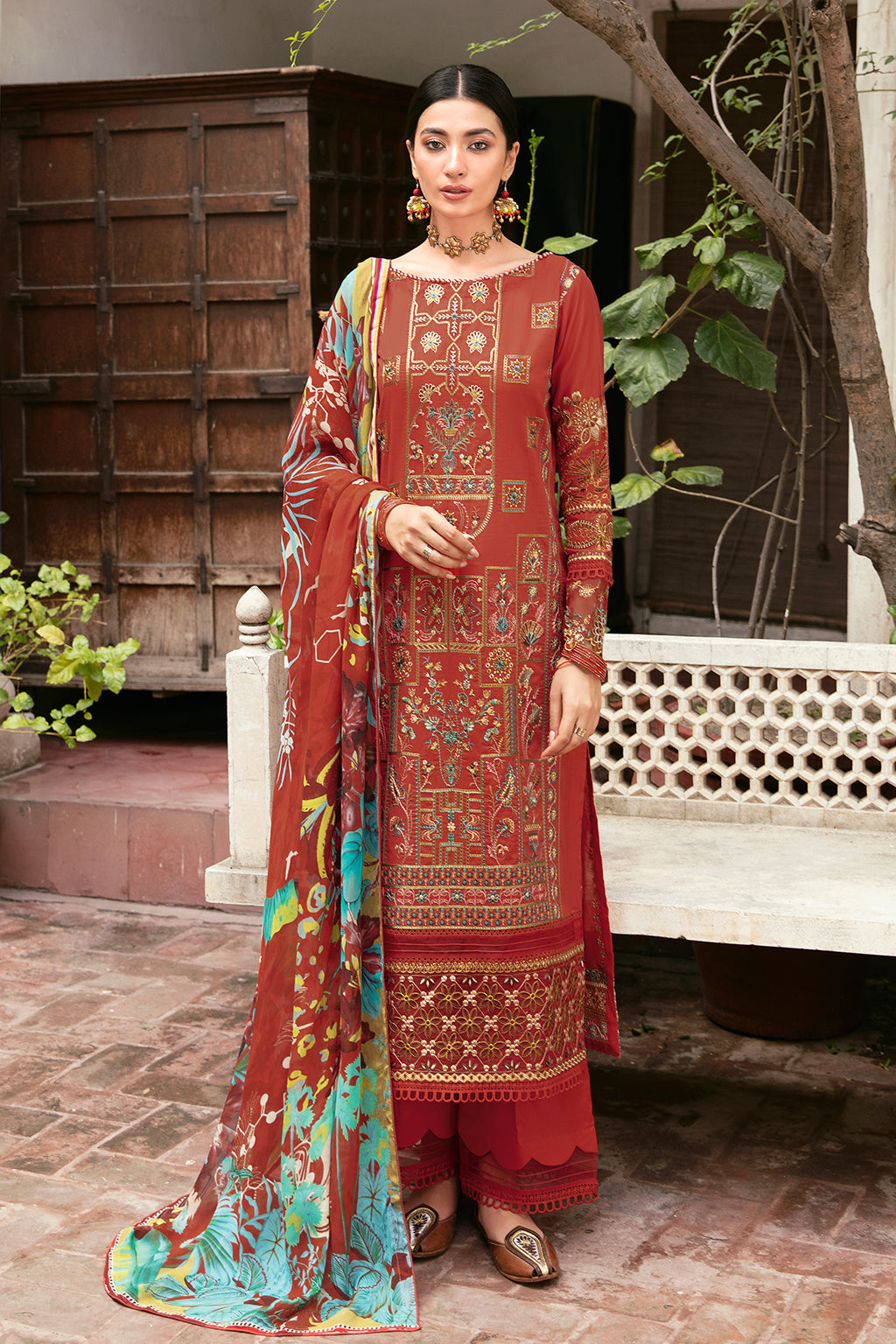 Ramsha | Mashaal Luxury Lawn | L-810 - Pakistani Clothes for women, in United Kingdom and United States