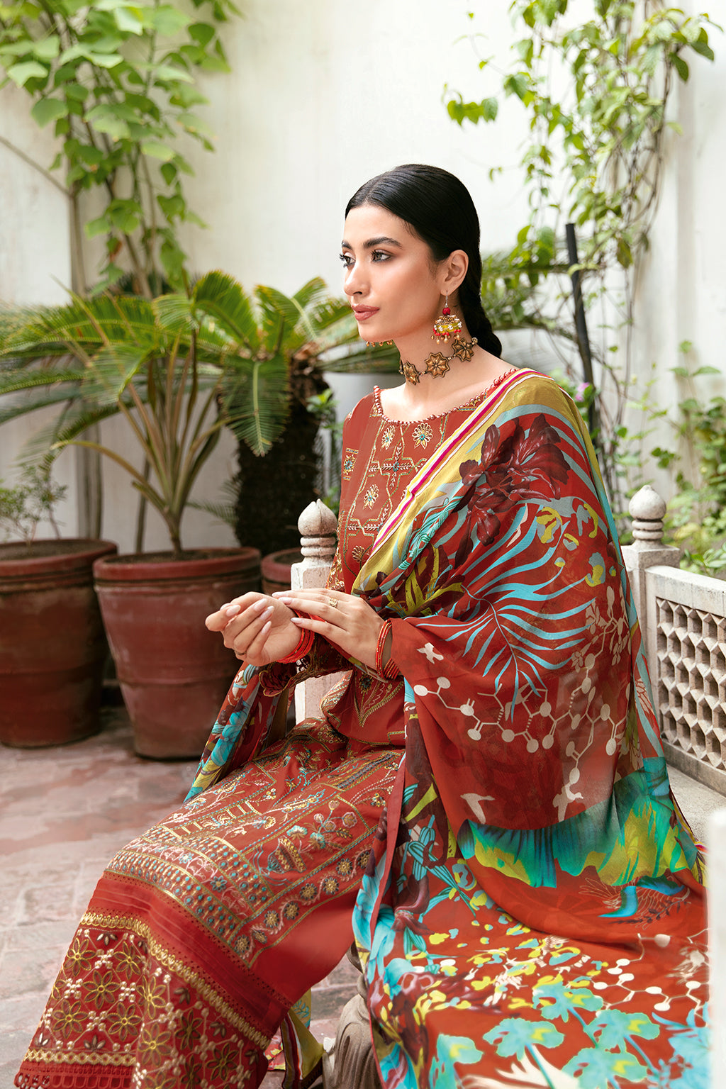 Ramsha | Mashaal Luxury Lawn | L-810 - Pakistani Clothes for women, in United Kingdom and United States