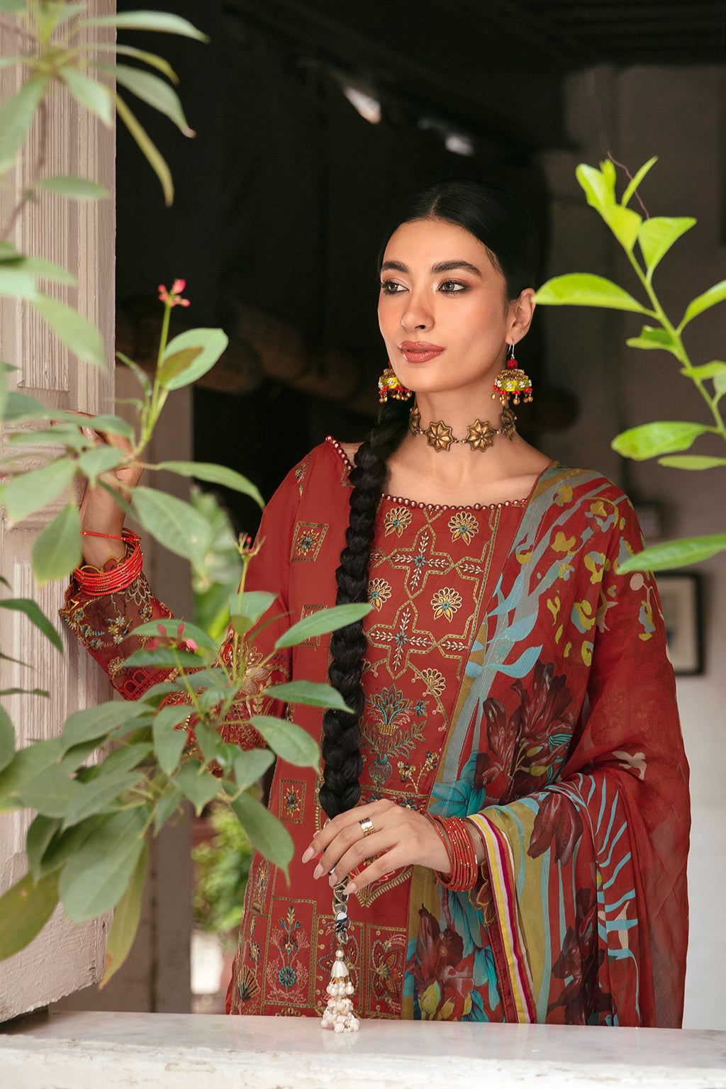 Ramsha | Mashaal Luxury Lawn | L-810 - Pakistani Clothes for women, in United Kingdom and United States