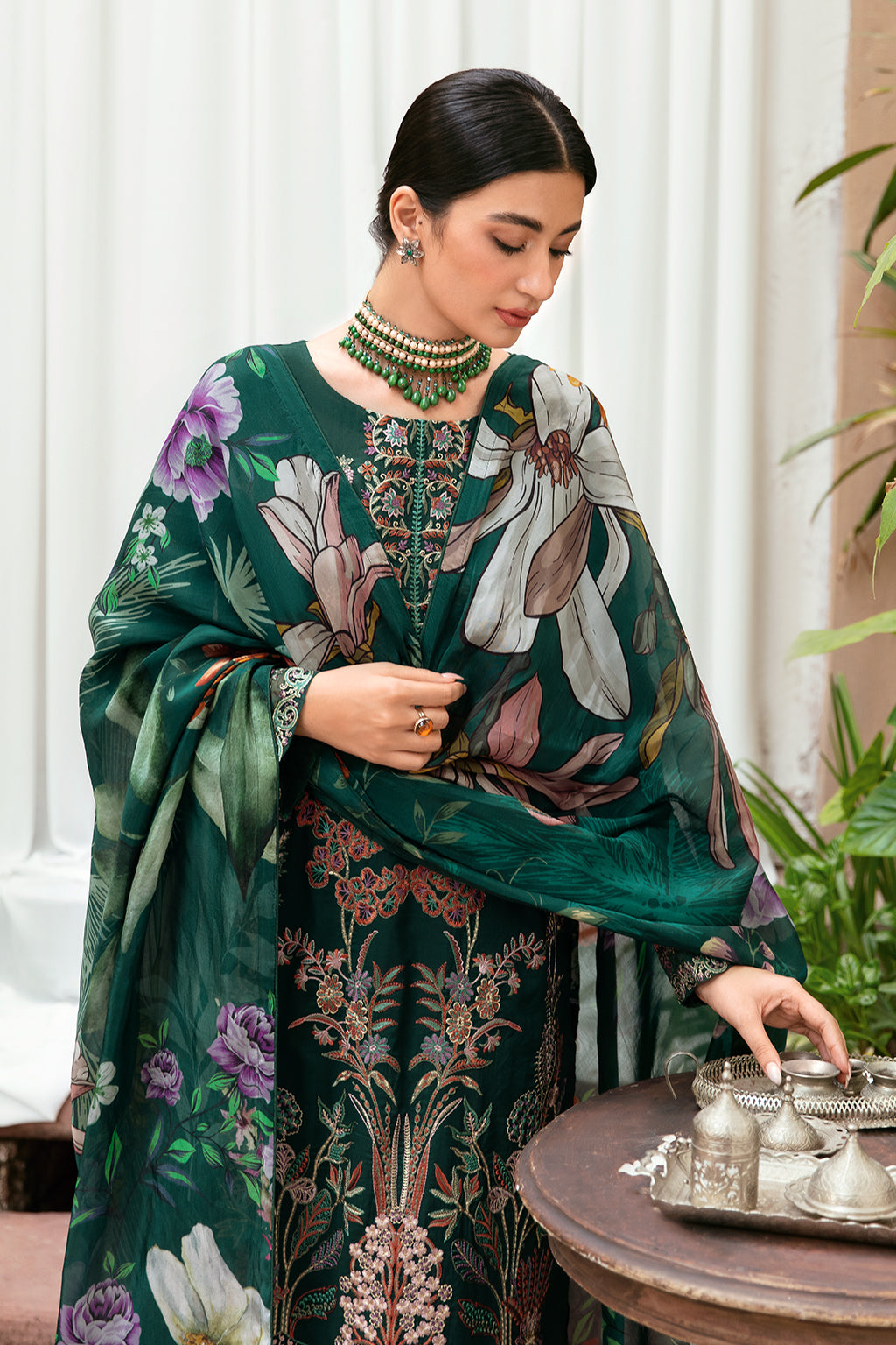 Ramsha | Mashaal Luxury Lawn | L-801 - Pakistani Clothes for women, in United Kingdom and United States