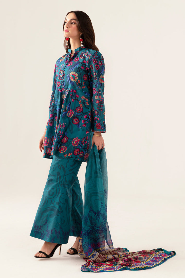 Ramsha | Pinted Lawn | RP-108 - Hoorain Designer Wear - Pakistani Ladies Branded Stitched Clothes in United Kingdom, United states, CA and Australia