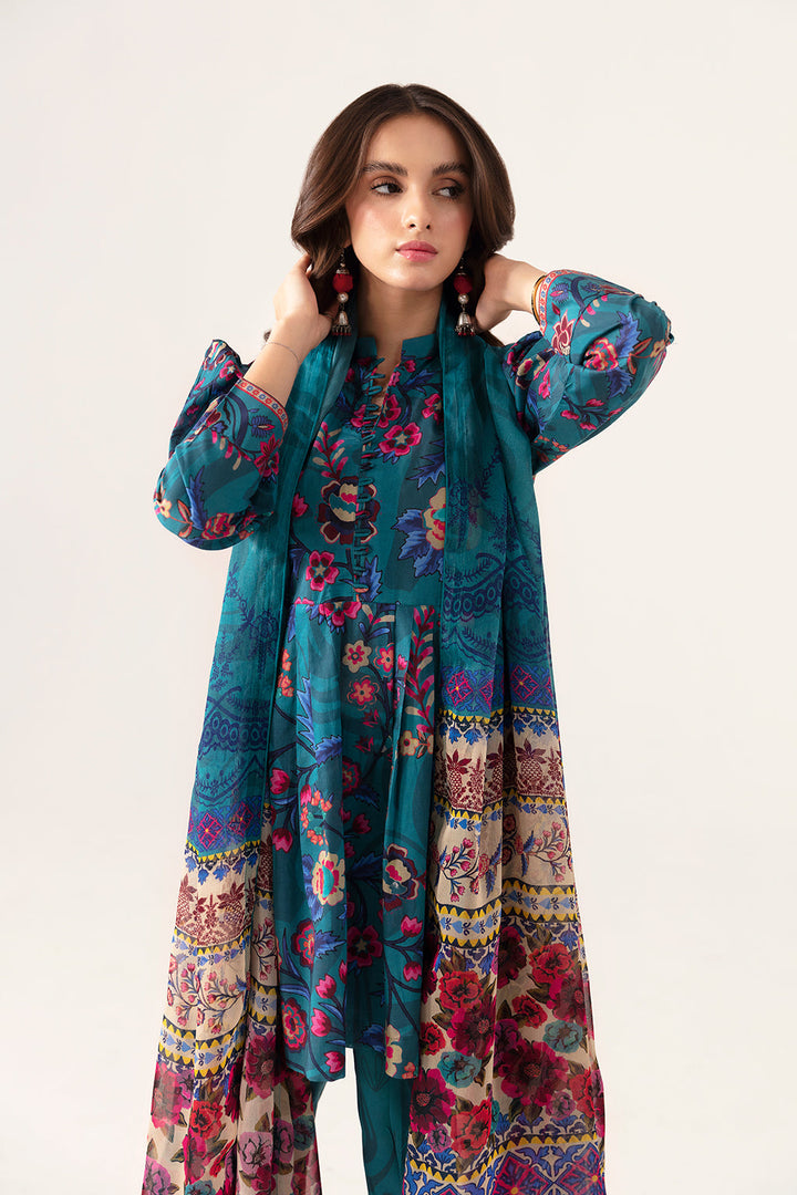 Ramsha | Pinted Lawn | RP-108 - Hoorain Designer Wear - Pakistani Ladies Branded Stitched Clothes in United Kingdom, United states, CA and Australia