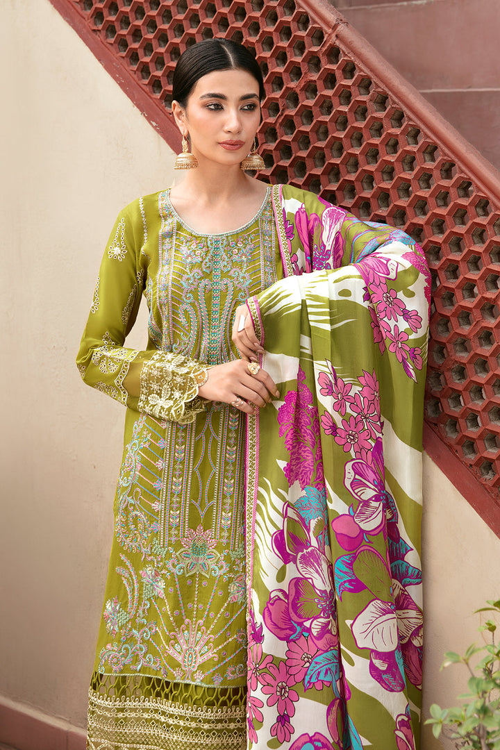 Ramsha | Luxury Lawn 24 | L-807 - Hoorain Designer Wear - Pakistani Ladies Branded Stitched Clothes in United Kingdom, United states, CA and Australia