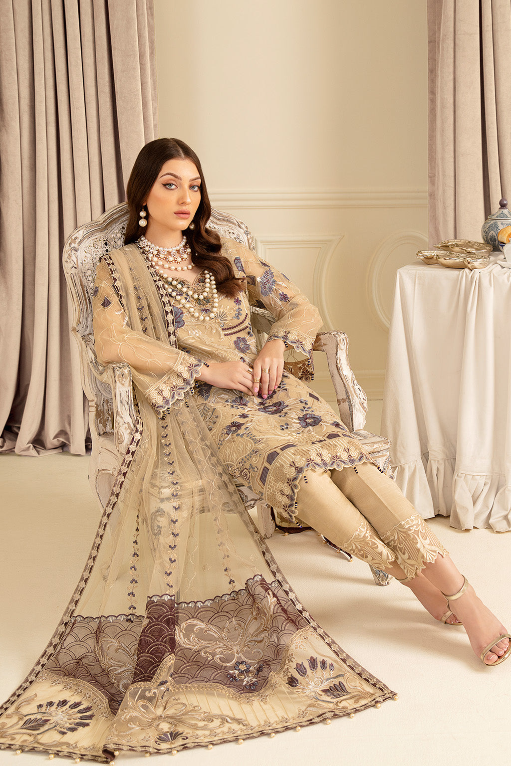 Ramsha | Minhal Organza Collection | M-702 - Pakistani Clothes for women, in United Kingdom and United States