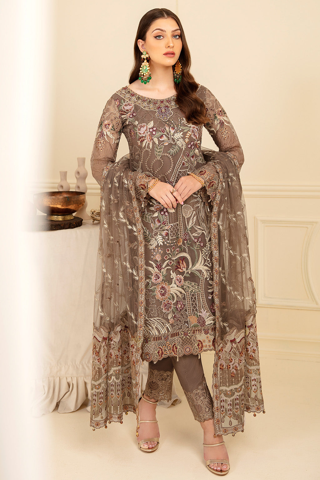 Ramsha | Minhal Organza Collection | M-710 - Pakistani Clothes for women, in United Kingdom and United States