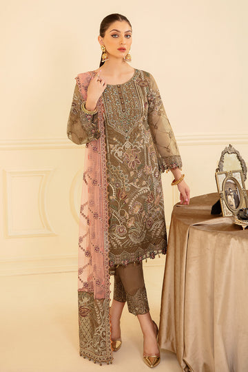 Ramsha | Minhal Organza Collection | M-705 - Pakistani Clothes for women, in United Kingdom and United States