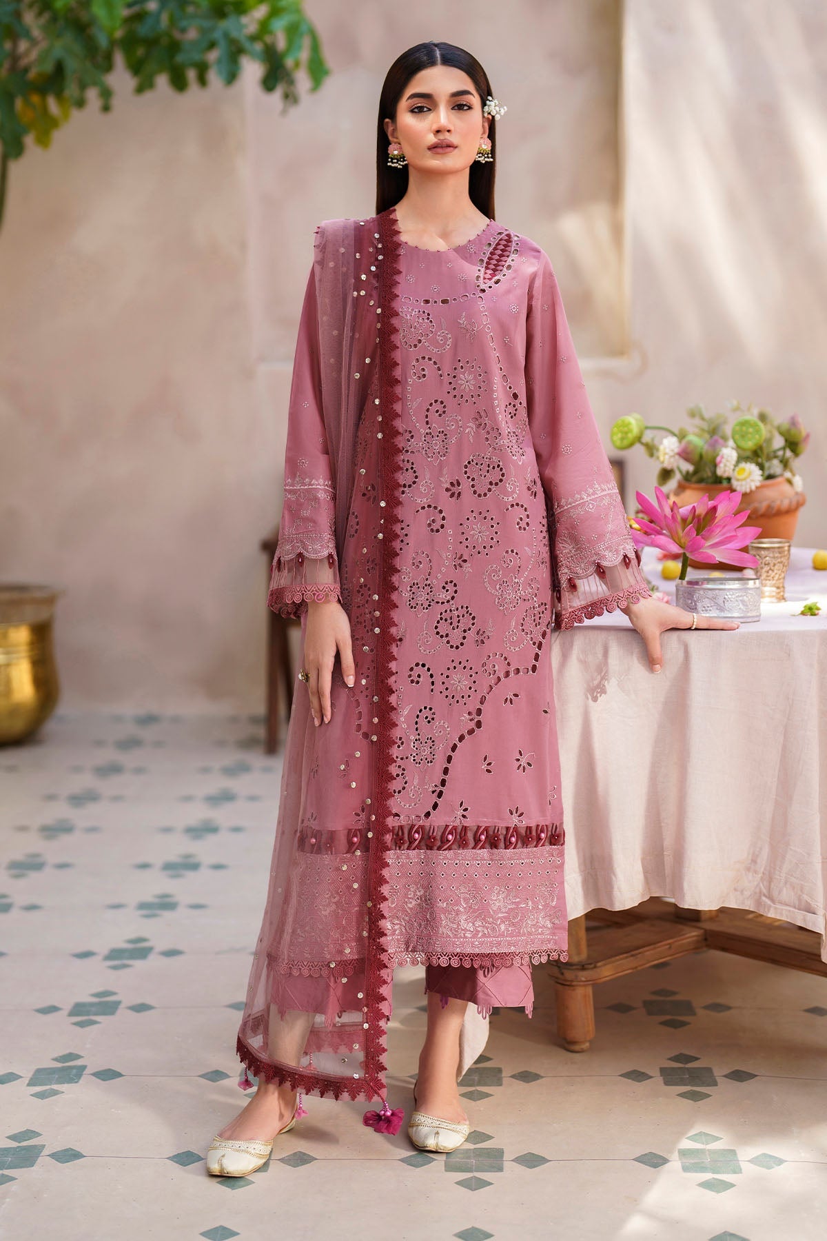 Nureh | Bazaar Lawn | NS - 136 - Pakistani Clothes for women, in United Kingdom and United States