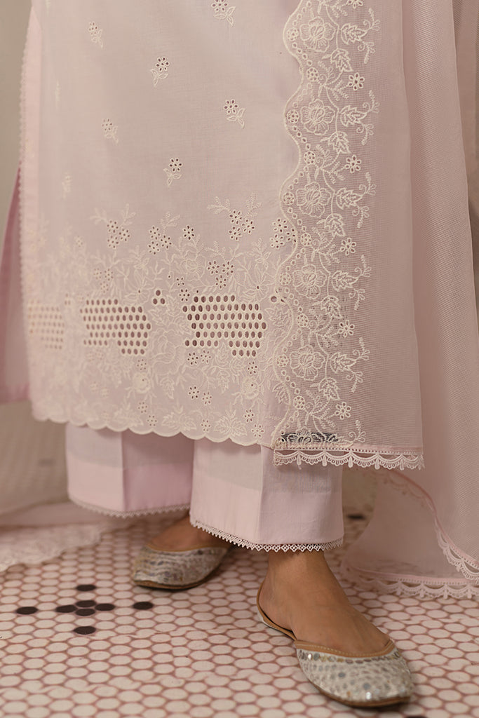 Cross Stitch | Chikankari Lawn 24 | PALE LILAC - Pakistani Clothes for women, in United Kingdom and United States