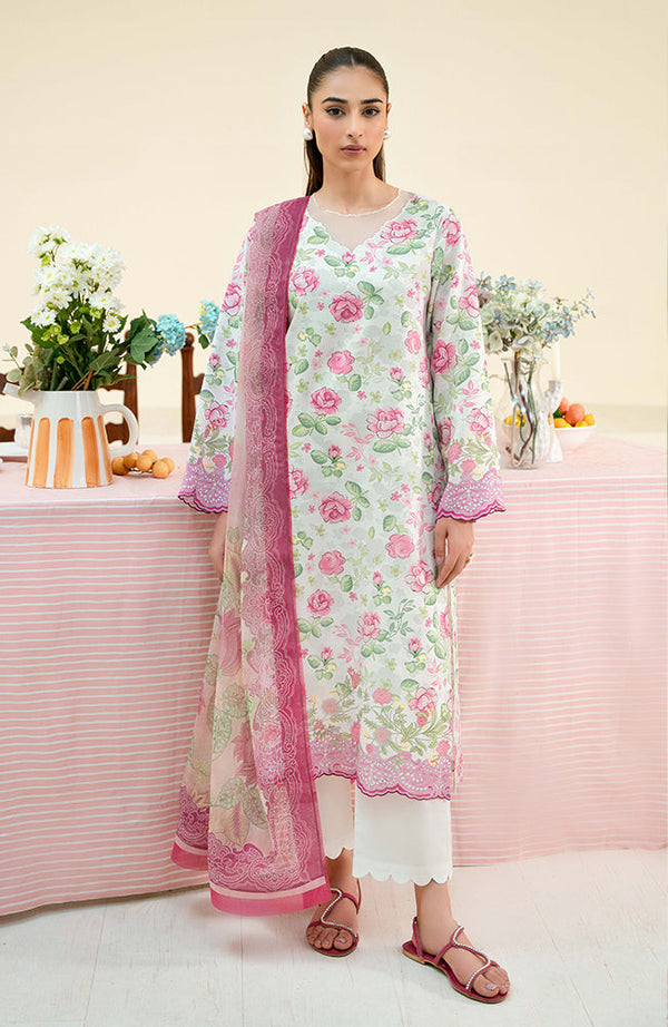 Seran | Daffodils Lawn 24 | Freya - Hoorain Designer Wear - Pakistani Ladies Branded Stitched Clothes in United Kingdom, United states, CA and Australia