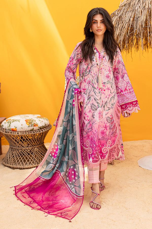 Nureh | Gardenia Lawn 24 | NS-135 A - Hoorain Designer Wear - Pakistani Ladies Branded Stitched Clothes in United Kingdom, United states, CA and Australia