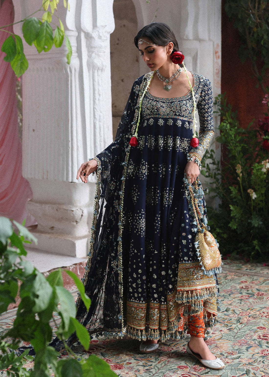 hussain rehar blue dress Hussain Rehar Darlings Festive 25