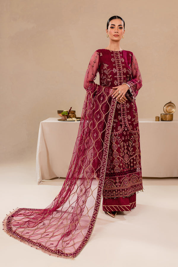 Farasha | Lumiere Luxury Collection 23 |ROUGE PINK - Pakistani Clothes for women, in United Kingdom and United States