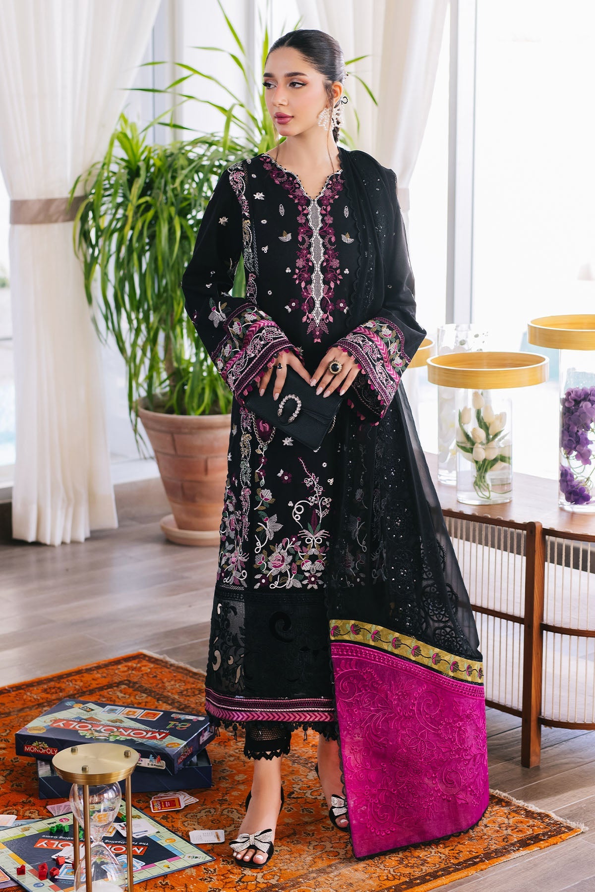 Nureh | Eid Escape Lawn | BOTANICA NE-88 - Pakistani Clothes for women, in United Kingdom and United States