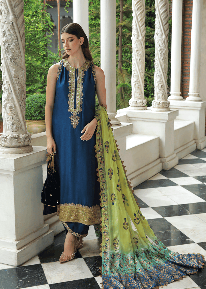 Purple Haze Pret Studio | Apsara Formals | Midnight blue outfit - Pakistani Clothes for women, in United Kingdom and United States