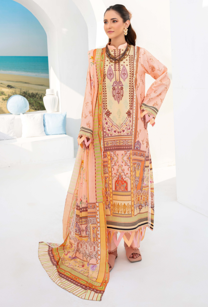 Humdum | Saira Bano Lawn 24 | D10 - Pakistani Clothes for women, in United Kingdom and United States