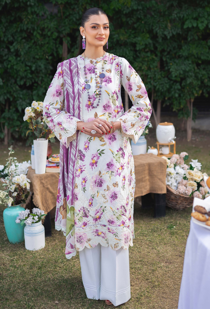 Humdum | Gardenia Lawn 24 | Printkari Lawn PLG 10 - Pakistani Clothes for women, in United Kingdom and United States