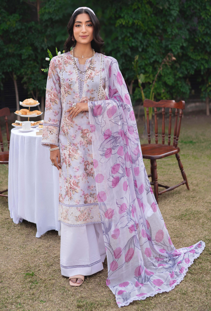 Humdum | Gardenia Lawn 24 | Printkari Lawn PLG 04 - Pakistani Clothes for women, in United Kingdom and United States