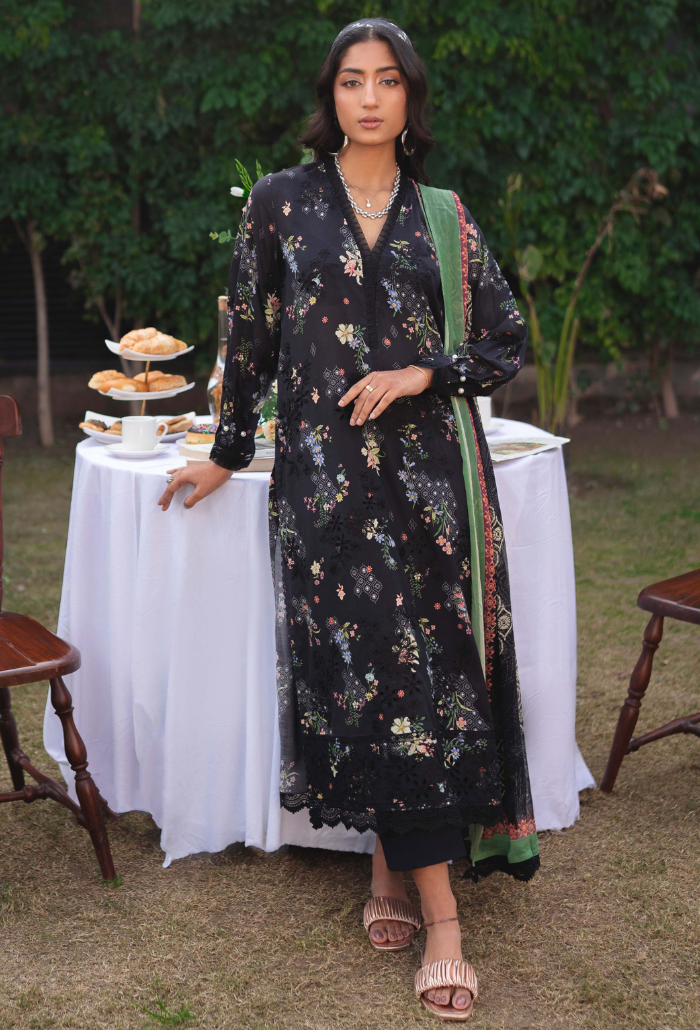 Humdum | Gardenia Lawn 24 |Printkari Lawn - PLG 01 - Pakistani Clothes for women, in United Kingdom and United States