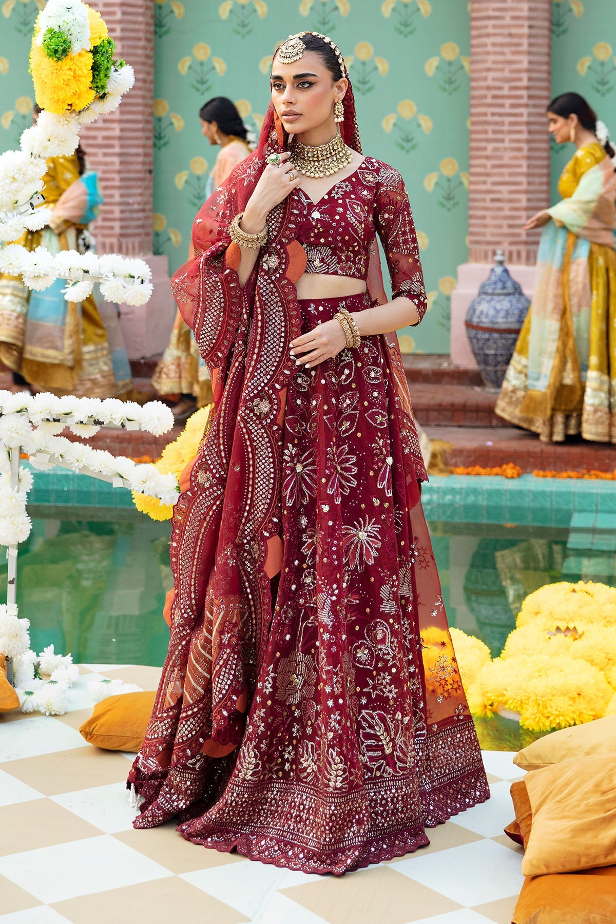 Nureh | Jhoomro Wedding Formals | NL-53 - MAHRO